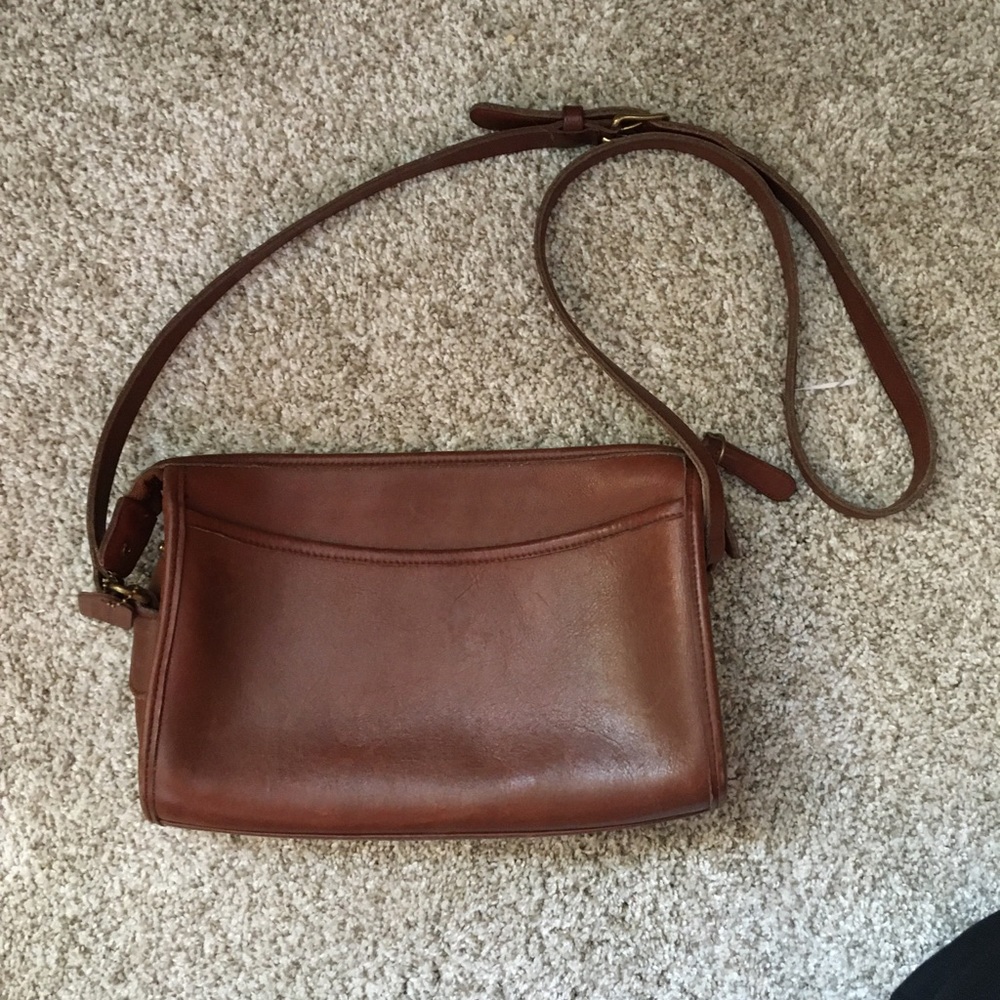 Brown coach bag